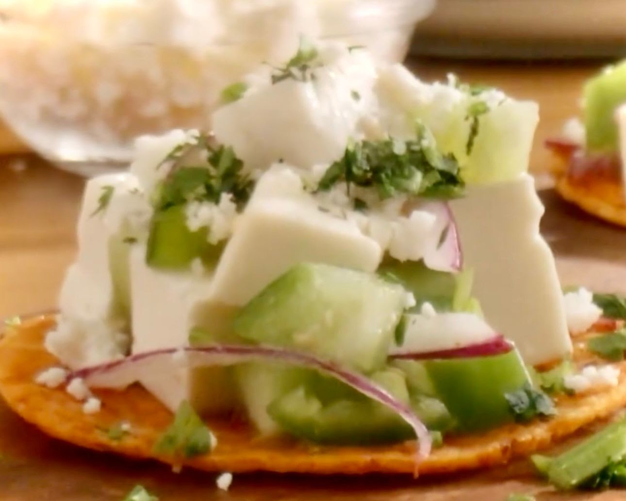 Tostaditas Botaneras De Ceviche Con Queso Panela La Nueva Receta De